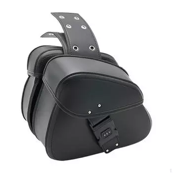 Мотоциклетные седельные сумки Мотоциклетные кофры Боковая сумка для дорожных багажных сумок black