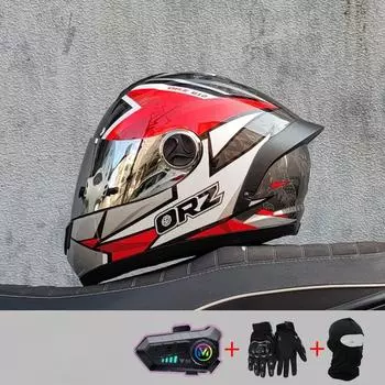 Мотоциклетные шлемы для мужчин и женщин зимой Мотоциклетные шлемы для бега по новому национальному стандарту Крылья для четырех сезонов M