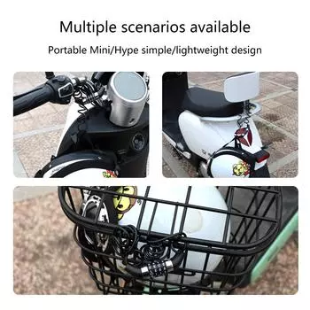 Мотоциклетные шлемы, кодовый замок для велосипеда, парольный замок, мотоциклетные шлемы, противоугонный замок для трубки 22-28 мм