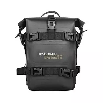 Мотоциклетные сумки Многофункциональная водонепроницаемая боковая сумка для защиты мотоцикла большой вместимости 4 л чёрный