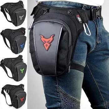 Мотоциклетные сумки, уличная хлопковая спортивная сумка для ног, парусиновая мотоциклетная сумка, поясная сумка, поясная сумка, поясная сумка, водонепроницаемые сумки L красный