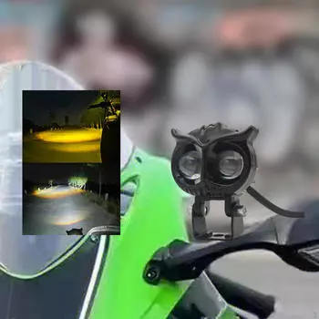 Мотоциклетные светодиодные точечные светильники, сетка, структура рассеивания тепла, вспомогательная лампа для грузовиков, внедорожников