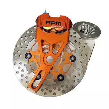 Мотоциклетные тормозные суппорты RPM Адаптер/кронштейн для задней плоской вилки Тормозная система для скутера Мотоцикл Dirt Bike Modify золотой