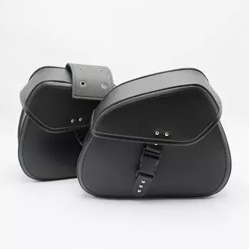 Мотоциклетные универсальные седельные сумки, боковые сумки для инструментов, сумки для хранения багажа, седельные сумки для Honda Yamaha Suzuki Harley 883, сумка на заднее сиденье чёрный