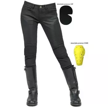 Мотоциклетные велосипедные брюки + мотоциклетные джинсы + гоночные облегающие вентиляционные сетчатые дышащие наколенники, регулируемые вверх и вниз L чёрный