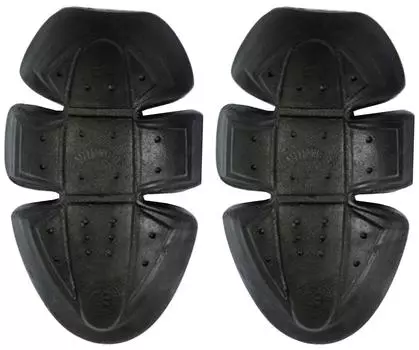 Мотоциклетные вставки для защиты куртки, брюк, локтей, плеч, коленей, резиновые накладки CE - 1621 One size чёрный