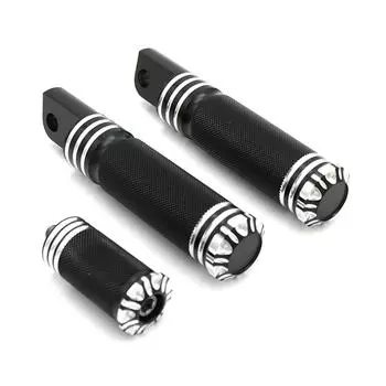 Мотоциклетные запчасти Черная подножка педаль подножка педаль переключения передач комплект для Sportster 883 1200 Touring Dyna & Softail