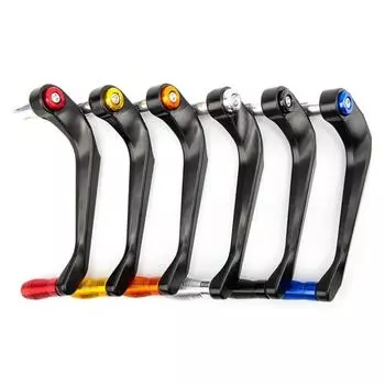 Мотоциклетные защитные щитки для рук Мотоциклетные модифицированные детали для руля 7/8 дюйма Универсальный мотоциклетный тормозной щиток сцепления чёрный