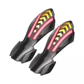 Мотоциклетные защитные щитки для рук защитные щитки для рук защитные щитки для мотоциклов со светодиодной подсветкой 2 шт. для внедорожного мотоцикла