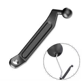 Мотоциклетные зеркала заднего вида, удлинитель, держатель, кронштейн, основание, для телефона, GPS-навигатор, адаптер, 17 мм, шар, аксессуары для велосипеда