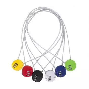 Мотоциклетный 3-значный противоугонный пароль Замок для шлема Замок для шлема Замок для электромобиля Велосипедный замок чёрный