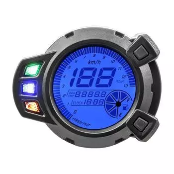 Мотоциклетный 7-цветной регулируемый ЖК-цифровой тахометр для MBK 125 YW125