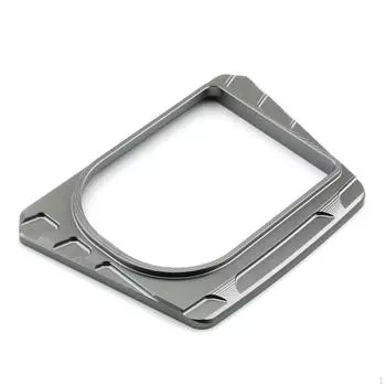 Мотоциклетный электрический дверной замок, переключатель, защитная крышка, сменная крышка из алюминиевого сплава, декоративная серый