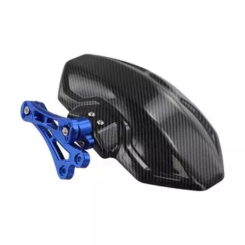 Мотоциклетный алюминиевый сплав заднего колеса крыло брызговик мотоцикла углеродное волокно печатный удлинитель аксессуары красный