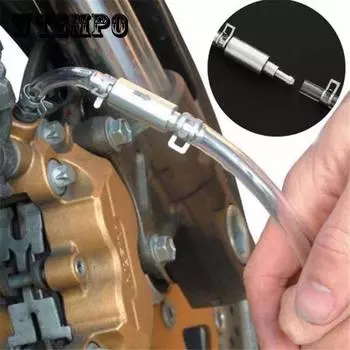 Мотоциклетный автомобильный тормозной шланг сцепления, односторонний клапан, комплект инструментов для прокачки трубки