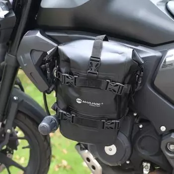 Мотоциклетный бампер, водонепроницаемая сумка, износостойкая съемная сумка на плечо, многофункциональная мотоциклетная сумка большой вместимости 1