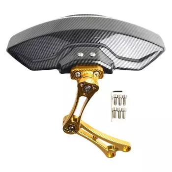 Мотоциклетный брызговик из углеродного волокна с принтом, абсолютно новый красный