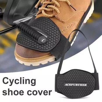 Мотоциклетный чехол для переключателя передач, черный резиновый протектор, накладки на сцепление