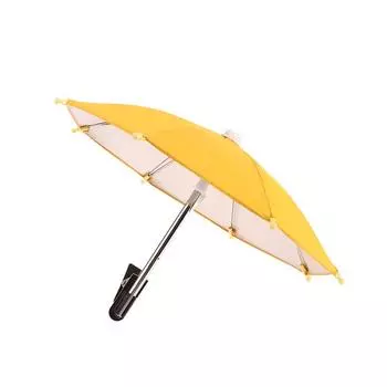 Мотоциклетный держатель для мобильного телефона, солнцезащитный зонтик, водонепроницаемый небольшой шлем, солнцезащитный крем, подставка для телефона, кронштейн жёлтый