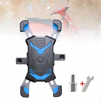 Мотоциклетный держатель для телефона, универсальный автоматический фиксатор для мобильного телефона, велосипедный зажим