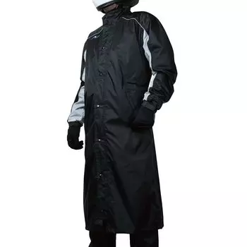 Мотоциклетный дождевик ROUGH ROAD Dual Tex Rough Rain Coat BL Black RR7810 & чёрный