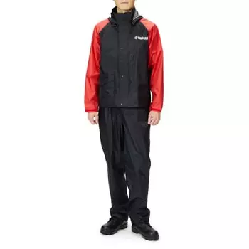 Мотоциклетный дождевик YAMAHA Раздельный YAR27-IS Красный Размер L