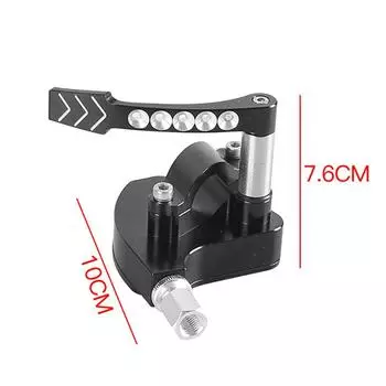 Мотоциклетный дроссельный узел 7/8 22 мм для YAMAHA YFZ450R Raptor 350 700 Honda TRX 250/400X Suzuki LTR450 450Z Kawasaki серебряный