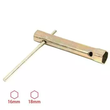 Мотоциклетный гаечный ключ зажигания 16 мм 18 мм, инструмент для глубоких торцевых ключей