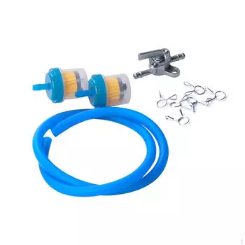 Мотоциклетный газовый фильтр, шланговая трубка, легкая установка, зажим для мопеда