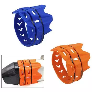 Мотоциклетный глушитель, круглый глушитель выхлопной трубы, защитная крышка, комплект заглушек для выхлопной трубы Yamaha Husqvarna Dirt Pit Bike