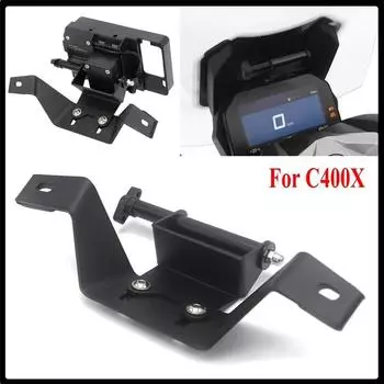 Мотоциклетный GPS-навигационный кронштейн для смартфона, адаптер, монтажный держатель, поддержка для BMW C400X C 400 X 400X C400 A