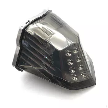 Мотоциклетный интегрированный светодиодный задний фонарь, задний предупреждающий фонарь, простая установка указателя поворота, тормоза чёрный