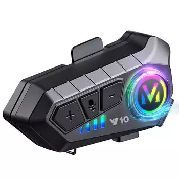 Мотоциклетный интерком Мотоциклетный интерком 2024 последняя версия для интеркома Мотоциклетные наушники Интерком HIFI звук Мотоциклетный интерком Шлем