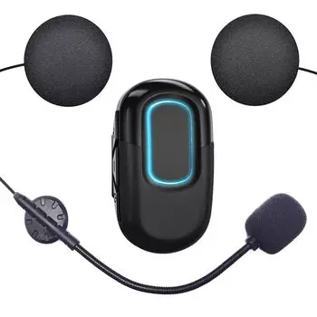 Мотоциклетный интерком NikoMaku Bluetooth шлем наушники гарнитура микрофон C35 Bluetooth качество звука Техническое соответствие Сертификация Автоматический чёрный