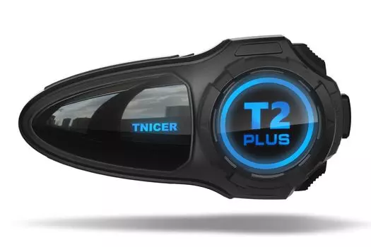 Мотоциклетный интерком TNICER T2Plus для мотоциклов, 10 человек одновременно, связь по Bluetooth, двойной вызов, прослушивание 10 человек одновременно чёрный
