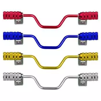 Мотоциклетный комплект педалей для изгиба трубы, комплект педалей для подставки под ногу, аксессуары для модификации электровелосипеда синий