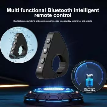 Мотоциклетный контроллер Bluetooth Беспроводное управление рулем Bluetooth Беспроводное управление мультимедиа Универсальные аксессуары CHINA