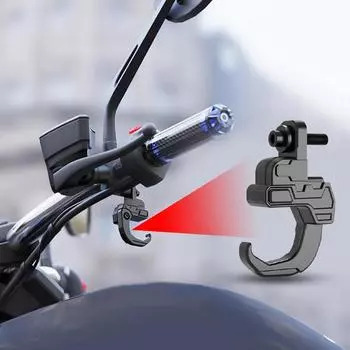 Мотоциклетный крючок, вешалка с когтями орла, прочная алюминиевая сумка для мотоциклетного шлема, перчатки для гаджета, держатель для бутылки скутера с винтом чёрный