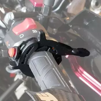 Мотоциклетный круиз-контроль Универсальный фиксатор дроссельной заслонки Круиз-контроль Помощник Фиксатор Ручки Крепление Аксессуары для руля мотоцикла чёрный