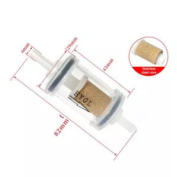 Мотоциклетный масляный фильтр из алюминиевого сплава с медным сердечником подходит для бензинового топливного фильтра