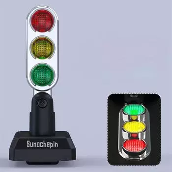 Мотоциклетный мини-светофор, шлем, декоративная сигнальная лампа, быстроразборный ночной ездовой фонарь безопасности