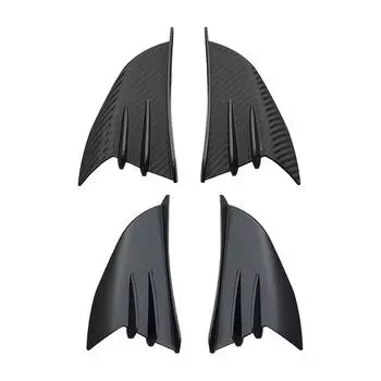 Мотоциклетный обтекатель Крылья Утолщенный спойлер Крылья переднего обтекателя Крылья легкой установки Мотоциклетный спойлер Модифицированные детали для мотоцикла
