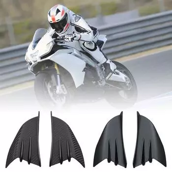 Мотоциклетный обтекатель Winglets Утолщенный спойлер Крылья переднего обтекателя Winglets Практичный мотоциклетный спойлер Мотоциклетные модифицированные детали
