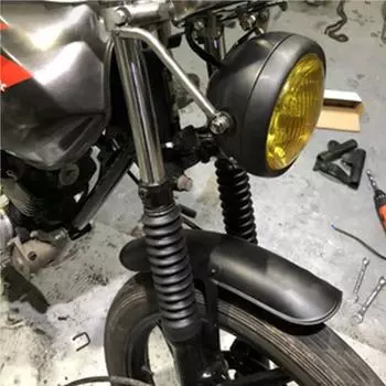 Мотоциклетный передний брызговик колеса пылезащитный ретро модификация крышка положение шины замена брызговика для CG125 аксессуары чёрный