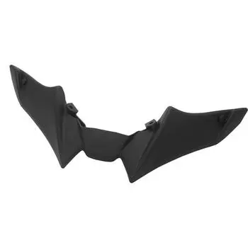 Мотоциклетный передний спойлер Winglet, аэродинамический комплект крыльев, спойлер, модифицированные аксессуары для мотоцикла чёрный