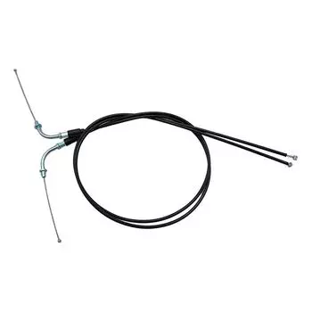 Мотоциклетный плетеный стальной трос дроссельной заслонки чехол 90 см 100 см 110 см для Harley Sportster XL1200 883 Dyna Road King Electra Glide 90cm