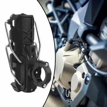 Мотоциклетный подстаканник Черный Практичный Универсальный Аксессуар Легкий Наружный Держатель для бутылки Напиток Handlebar Mount