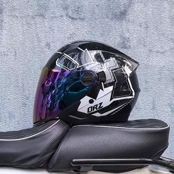 Мотоциклетный полушлем с открытым лицом унисекс для бездорожья, скоростного спуска, горного гоночного шлема M