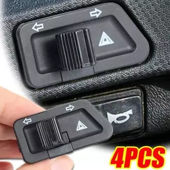 Мотоциклетный предупреждающий фонарь с двумя переключателями вспышки Пластиковая кнопка индикатора поворота Стартер Аксессуары для модификации транспортного средства