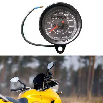 Мотоциклетный приборный щиток спидометр одометр черный совместимый приборная панель высокая производительность
